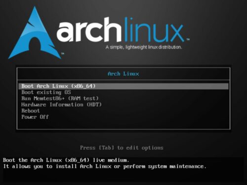 ArchLinux_BIOSブート
